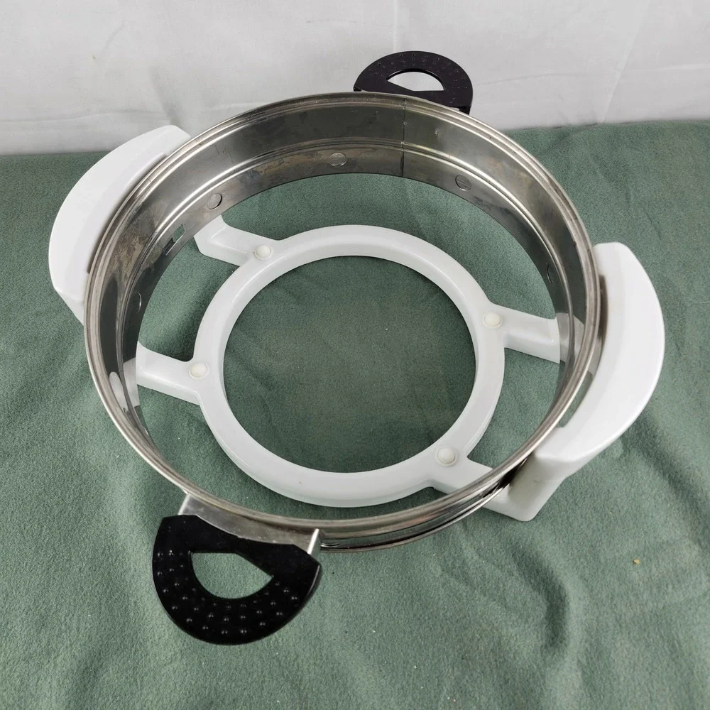 NutriChef PKAIRFR48 Infrared Air Fryer Replacement Extender Ring and Base/Handle